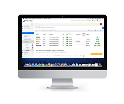 Plataforma online para la presentación de INTRASTAT